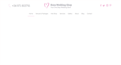 Desktop Screenshot of ibizaweddingshop.com