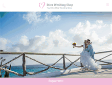Tablet Screenshot of ibizaweddingshop.com